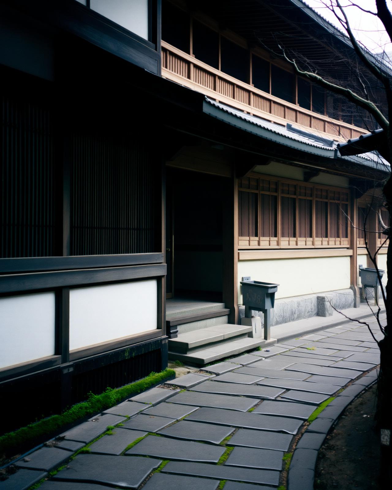 A quiet street in Kyoto